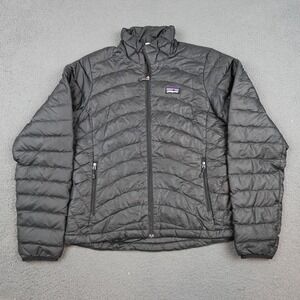 Patagonia Down Sweater Jacket Womens Small Puffer Quilted Full Zip Repair